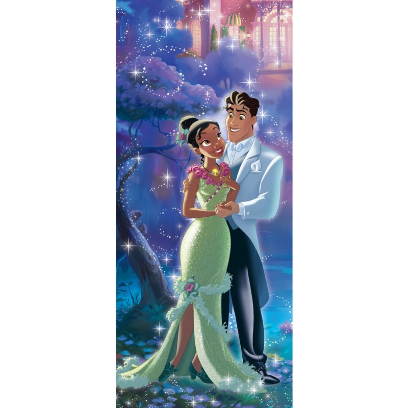 liwwing r tur fototapete turtapete no 777 91x211 cm disney kuss den frosch tiana prinz naveen kindertapete cartoon