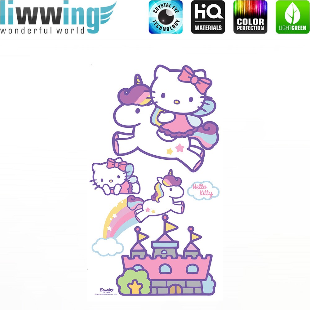 Wandsticker Sanrio Hello Kitty No 4628 Katze Cartoon